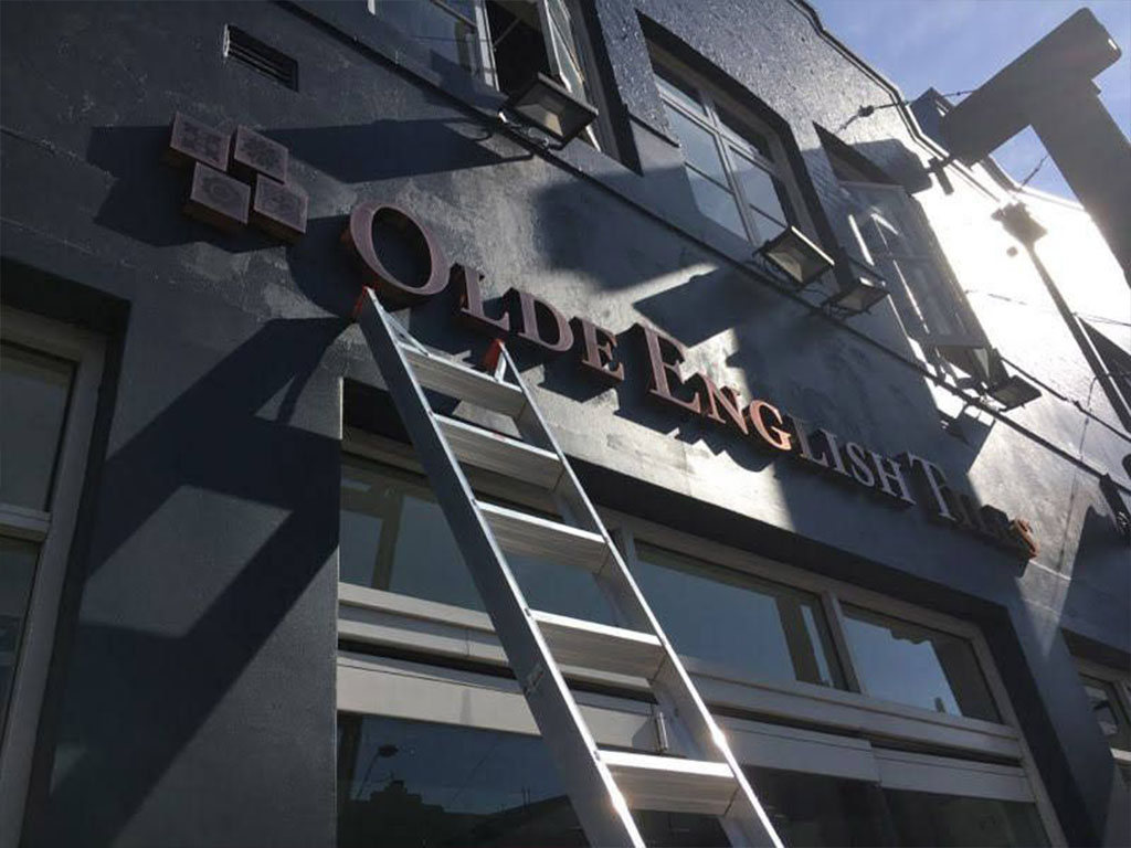 3D fabricated signage (building)