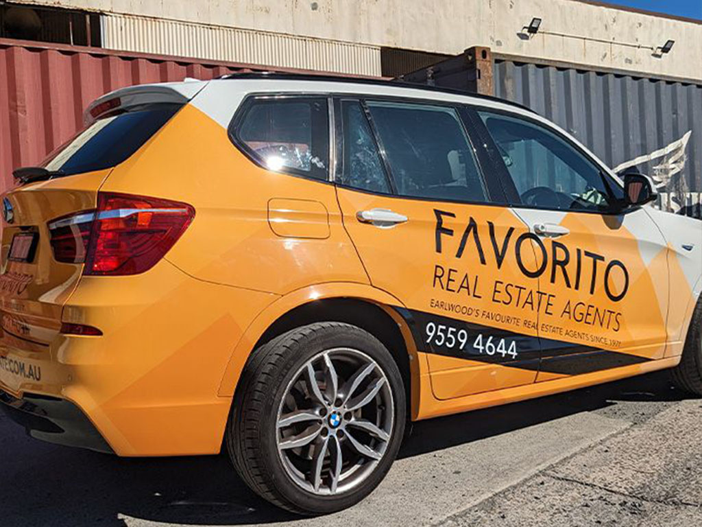 Wide format promotional signage
