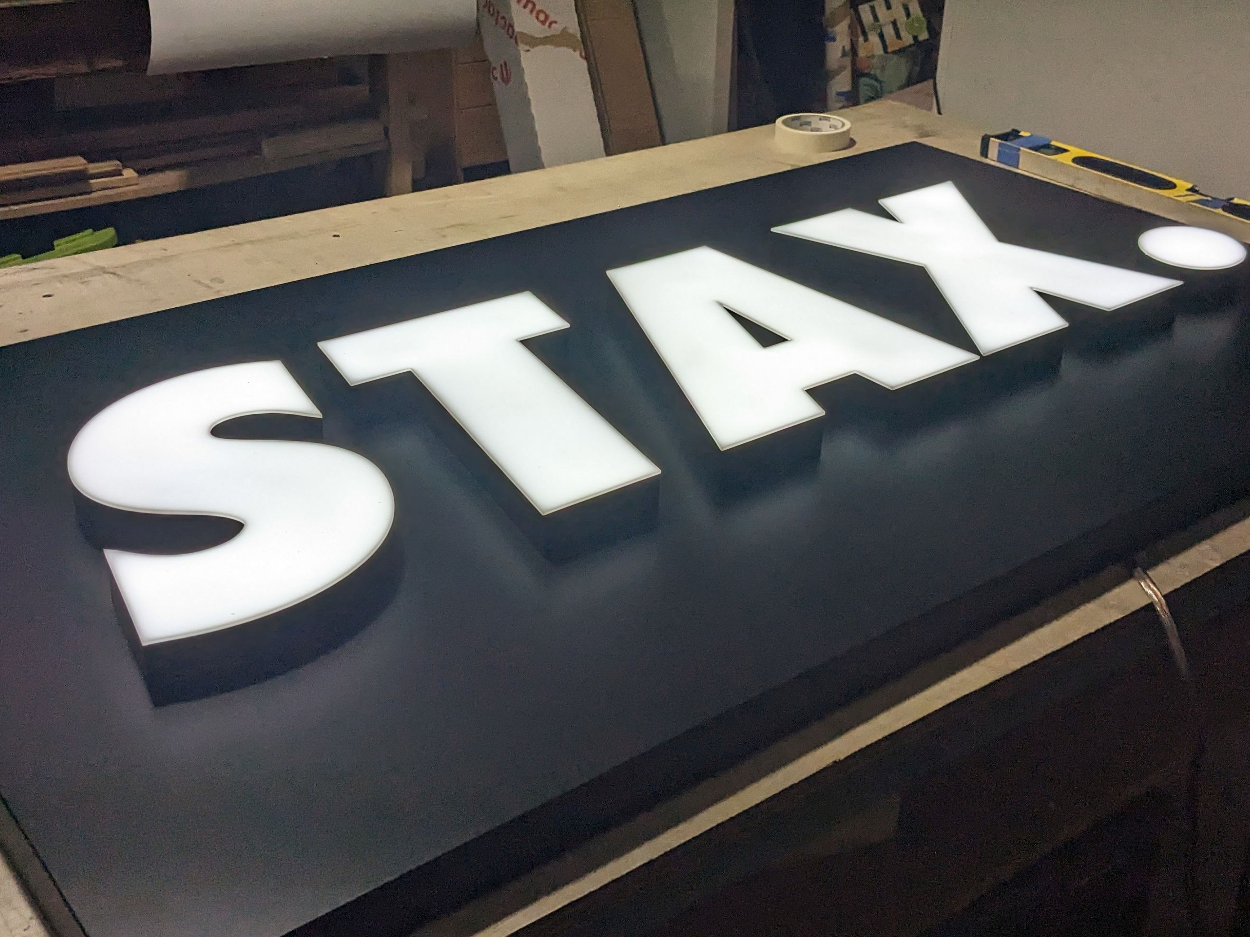 3D fabricated signage