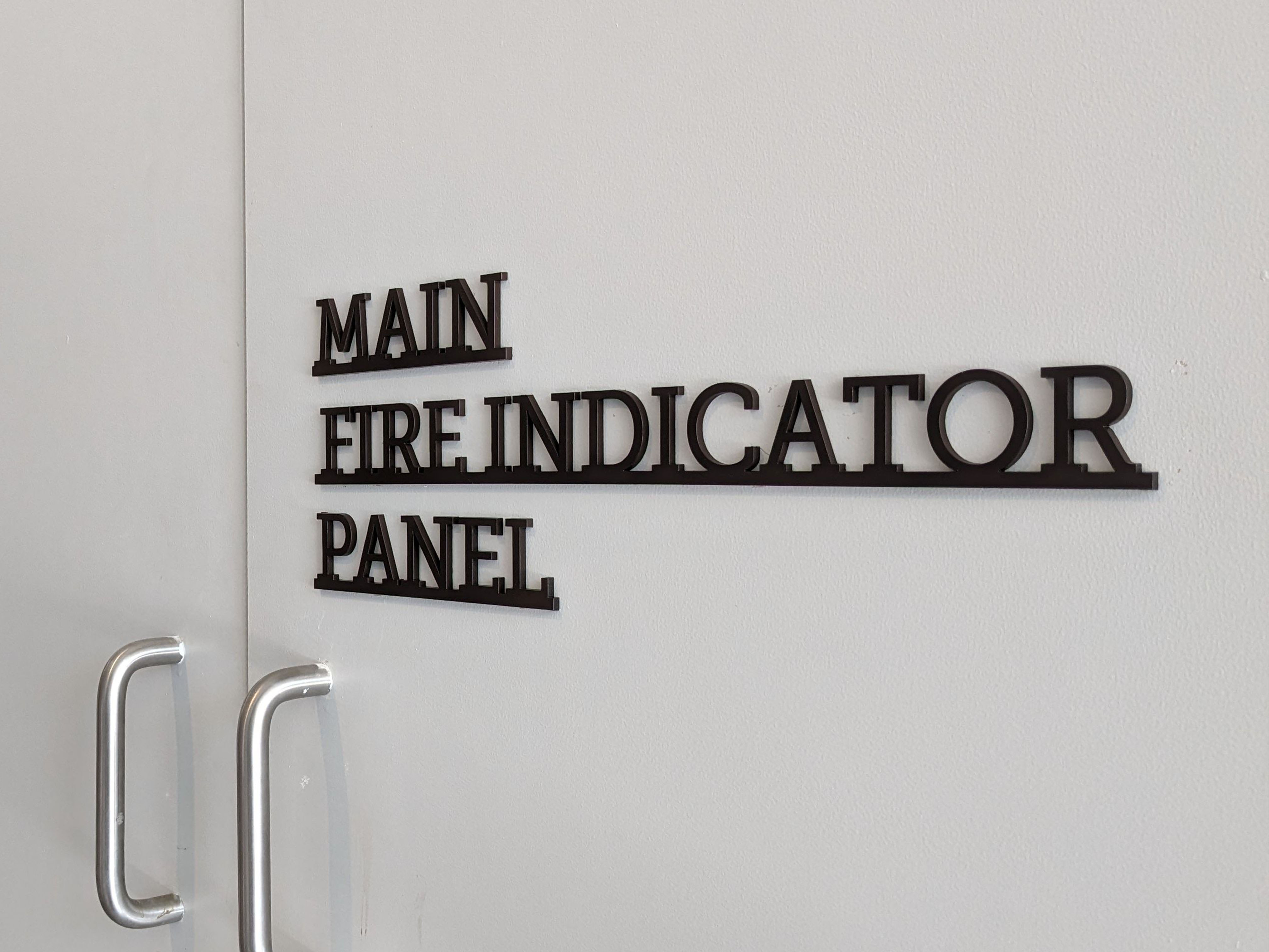 BCA compliant statutory signage