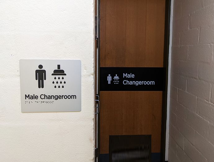 BCA compliant statutory signage (braille)